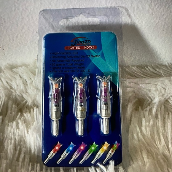 Lighted Crossbow Nocks Automatic Light Nocks Replaceable Led Crossbow Nocks - Picture 8 of 9